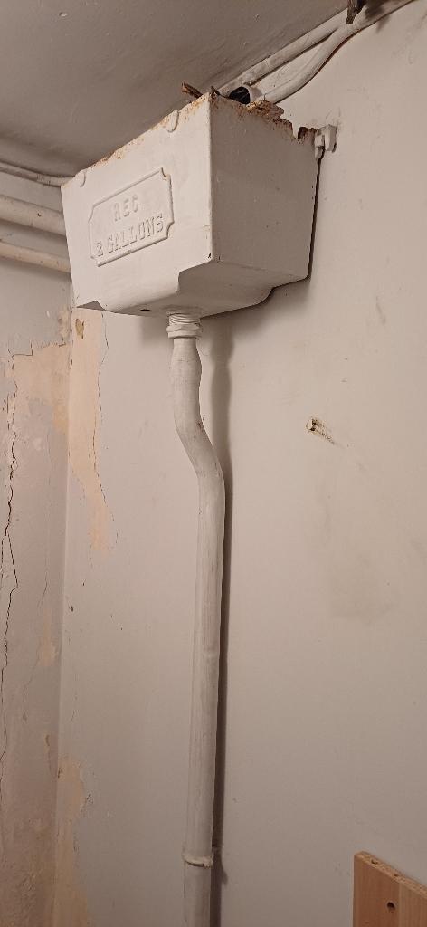 Prevance gietijzeren toilettank 1940, Ophalen, Gebruikt