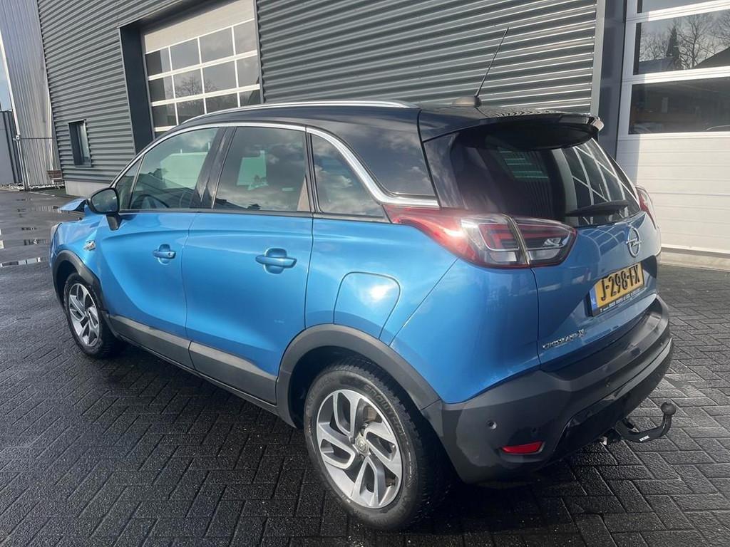 Opel Crossland X 1.2 Turbo Ultimate AUTOMAAT|PANORAMADAK, Auto's, Opel, 840 kg, Gebruikt, Euro 6, Blauw