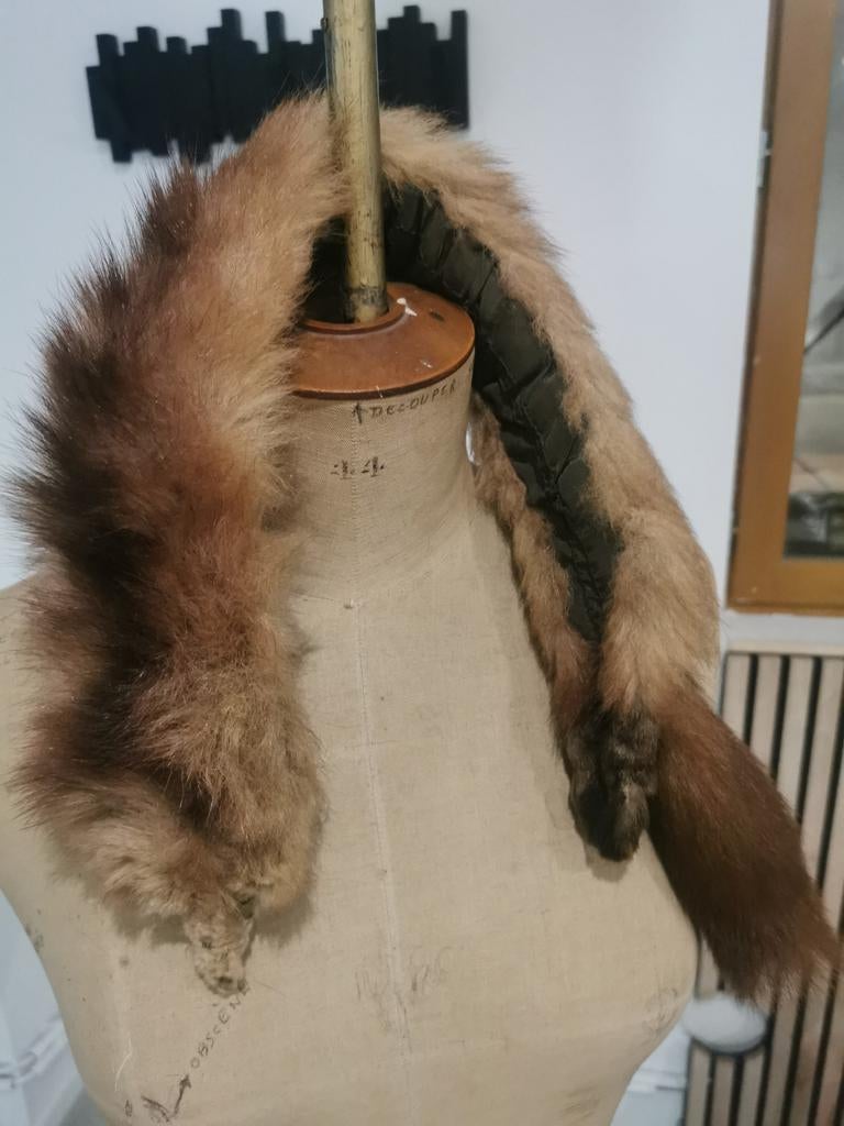 Écharpe vintage en fourrure véritable de renard brun naturel, Vêtements | Femmes, Enlèvement ou Envoi, Écharpe