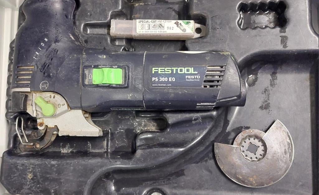 Scie sauteuse professionnelle Festool PS 300 EQ avec accesso, Enlèvement