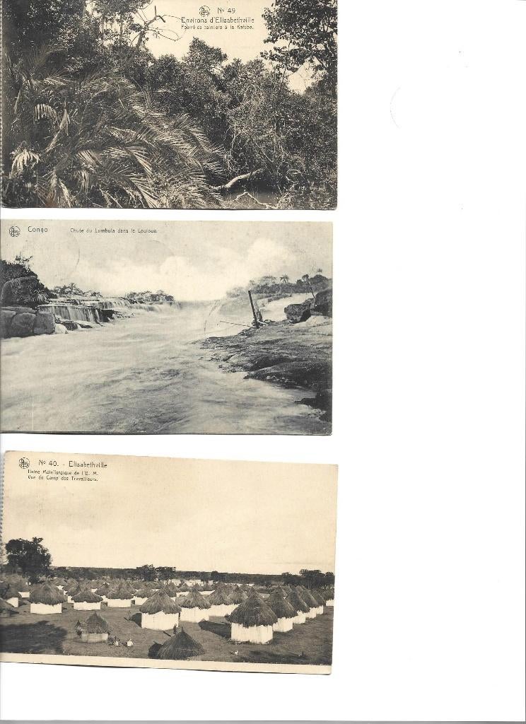 postkaarten Belgisch Congo, Verzamelen, Ophalen of Verzenden, Gelopen