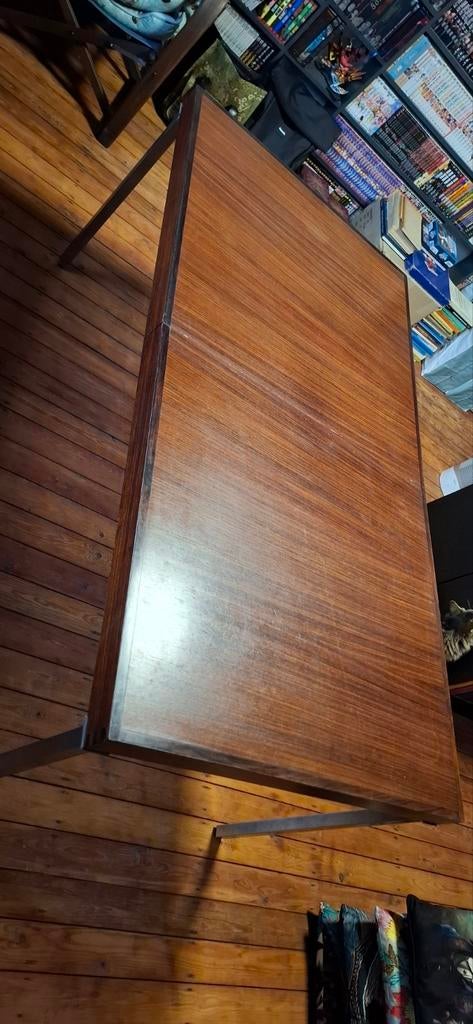 Table design annee 70 marqueterie, Antiquités & Art, Enlèvement