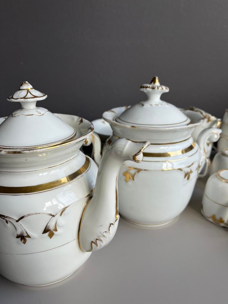 Antiek servies, 1880/1900, 34 delig, Ophalen