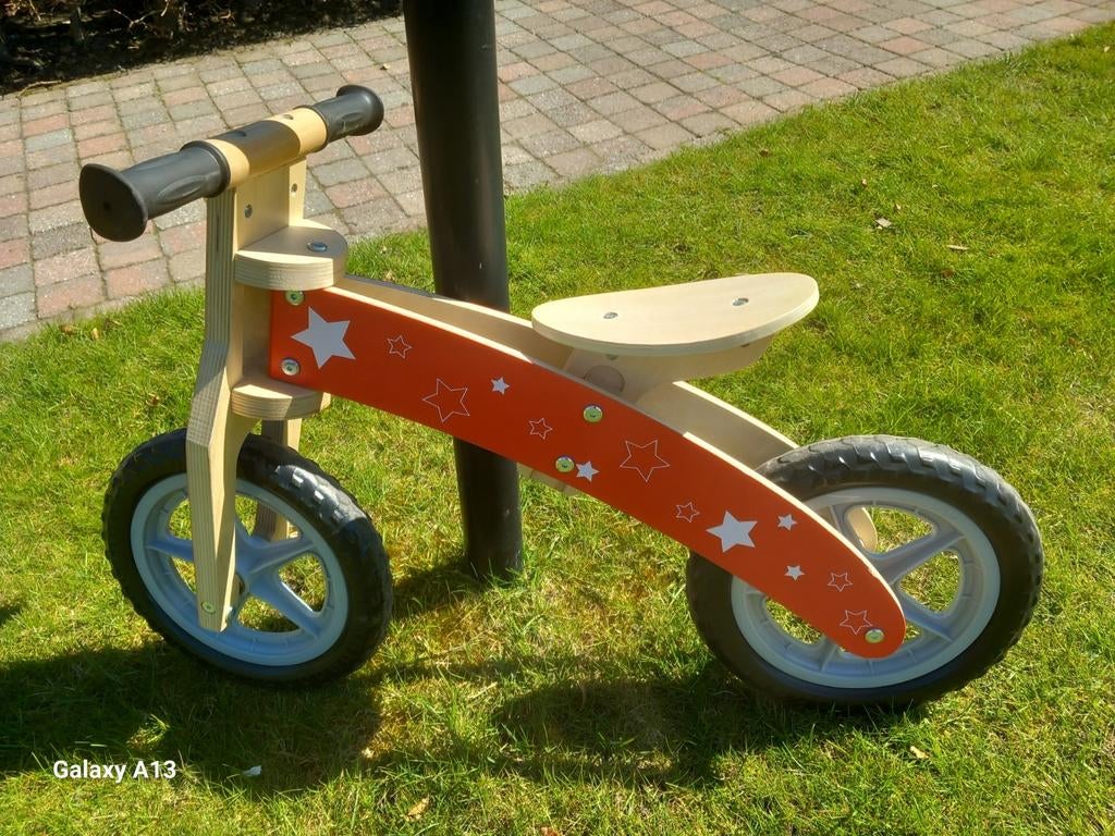 Loopfiets houten, Kinderen en Baby's, Ophalen, Loopfiets