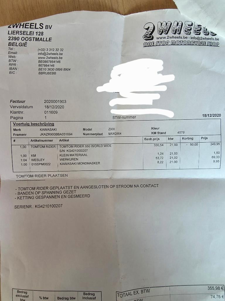 Tom tom rider 550, Enlèvement ou Envoi, Utilisé