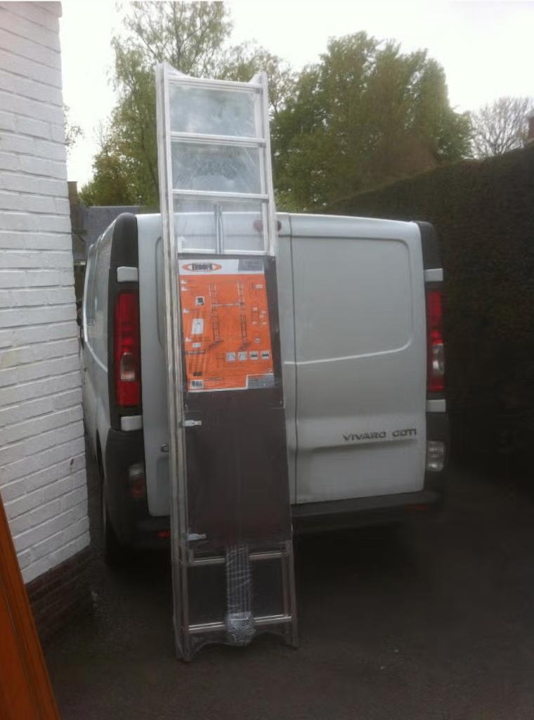 stelling voor binnen en buitengebruik, Doe-het-zelf en Bouw, Ophalen, Gebruikt