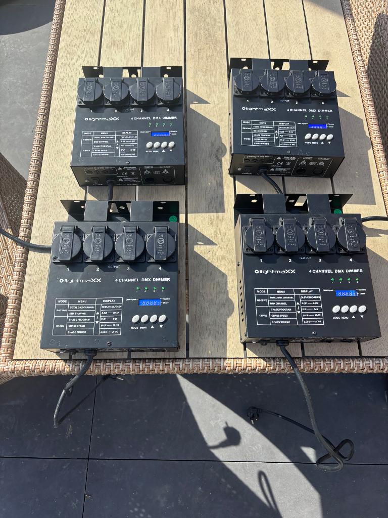 Kit complet éclairage DMX, Muziek en Instrumenten, Licht en Laser, Ophalen, Zo goed als nieuw, Licht