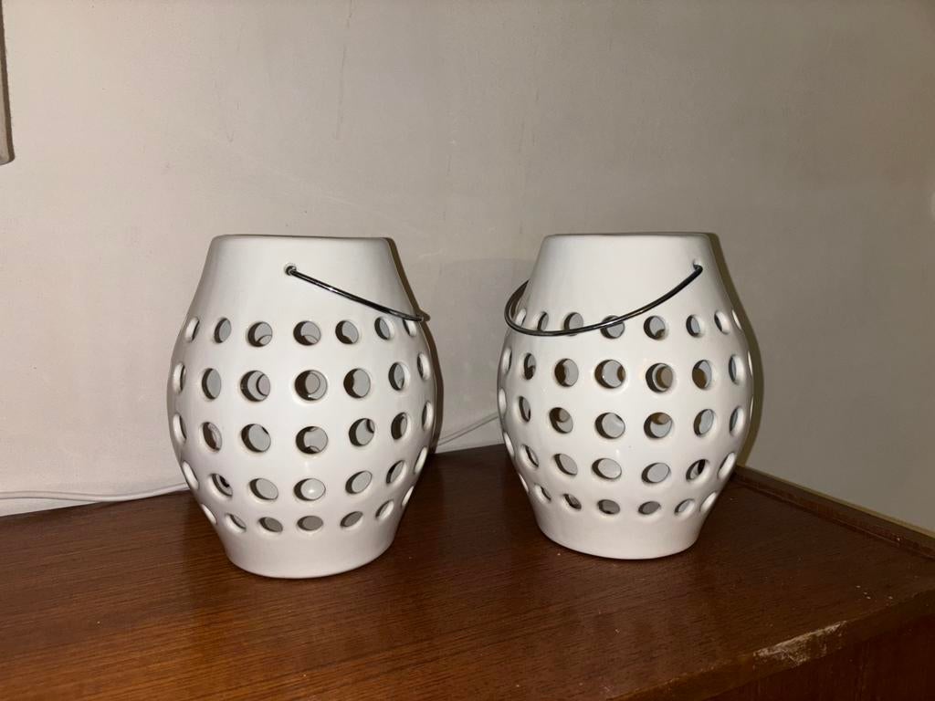 Set keramiek lantaarns merk “It’s all about Romi”, Enlèvement ou Envoi, Utilisé