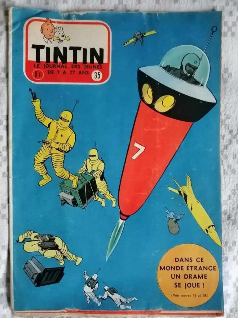 Journal de TINTIN édition Belge n35 - 29 aout 1956, Collections, Enlèvement ou Envoi, Journal
