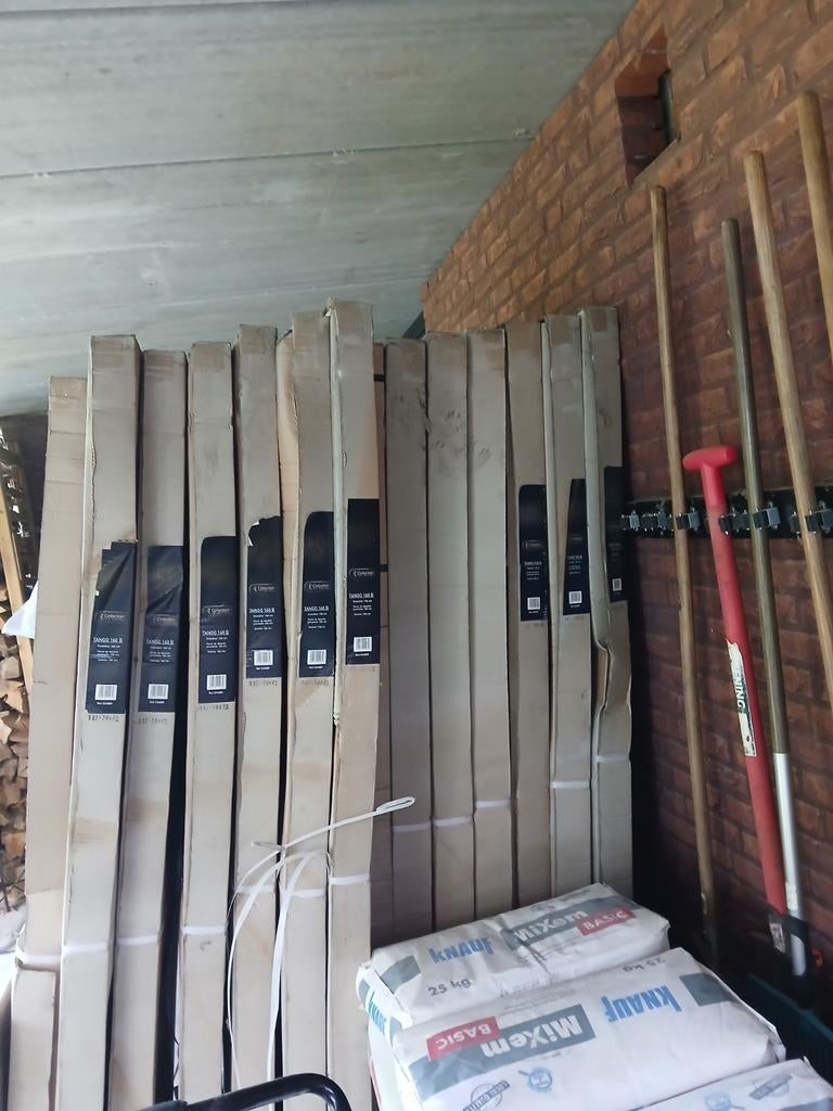 Douchewanden 160cm Van Marcke draaideur glas 2 delig (NIEUW), Huis en Inrichting, Ophalen of Verzenden, Nieuw