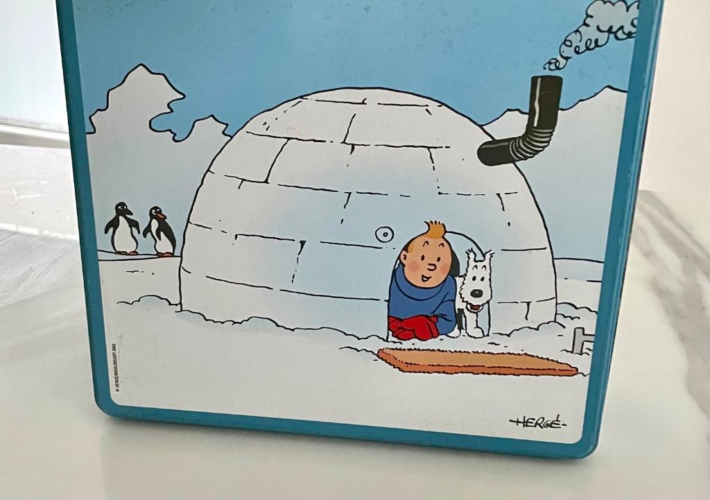 Boîte en fer blanc Tintin, Enlèvement ou Envoi, Comme neuf