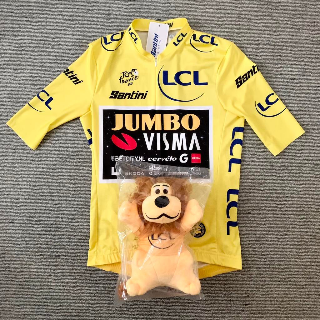 Tour de France 2023 Jumbo-Visma Yellow Jersey + Lion, Ophalen of Verzenden, Nieuw, Kleding