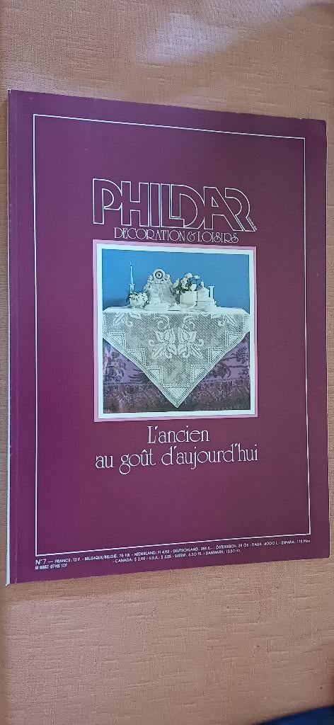 Phildar vintage haaktijdschrift, Hobby en Vrije tijd, Breien en Haken, Ophalen of Verzenden, Zo goed als nieuw, Haken, Patroon of Boek