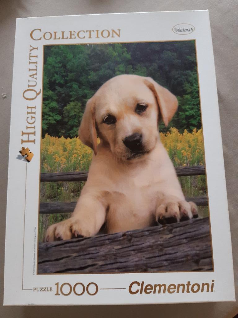 Puzzel puppy 1000 stuks, Enlèvement ou Envoi, 500 à 1500 pièces, Comme neuf, Puzzle