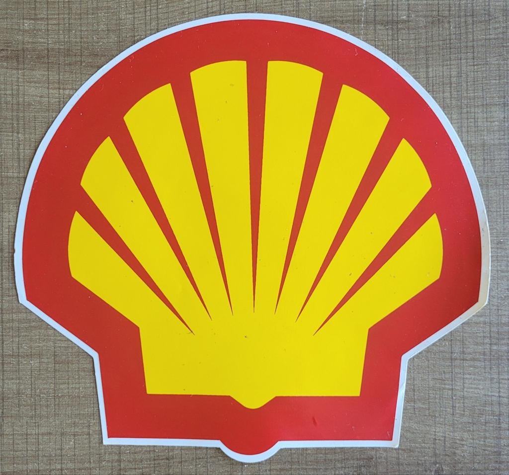 Grote sticker: Shell, Verzamelen, Ophalen of Verzenden, Zo goed als nieuw, Bedrijf of Vereniging