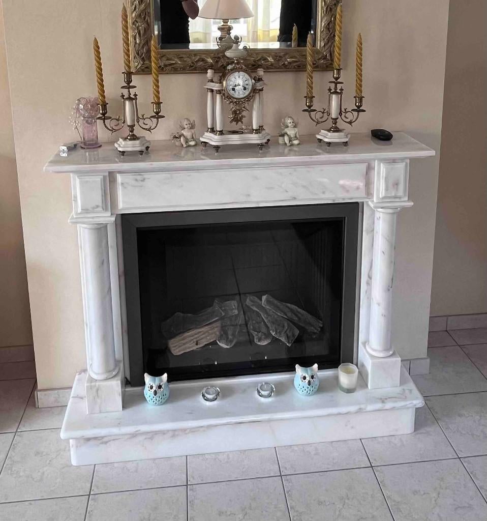 Cheminée en marbre à vendre, Enlèvement, Comme neuf, Autres types