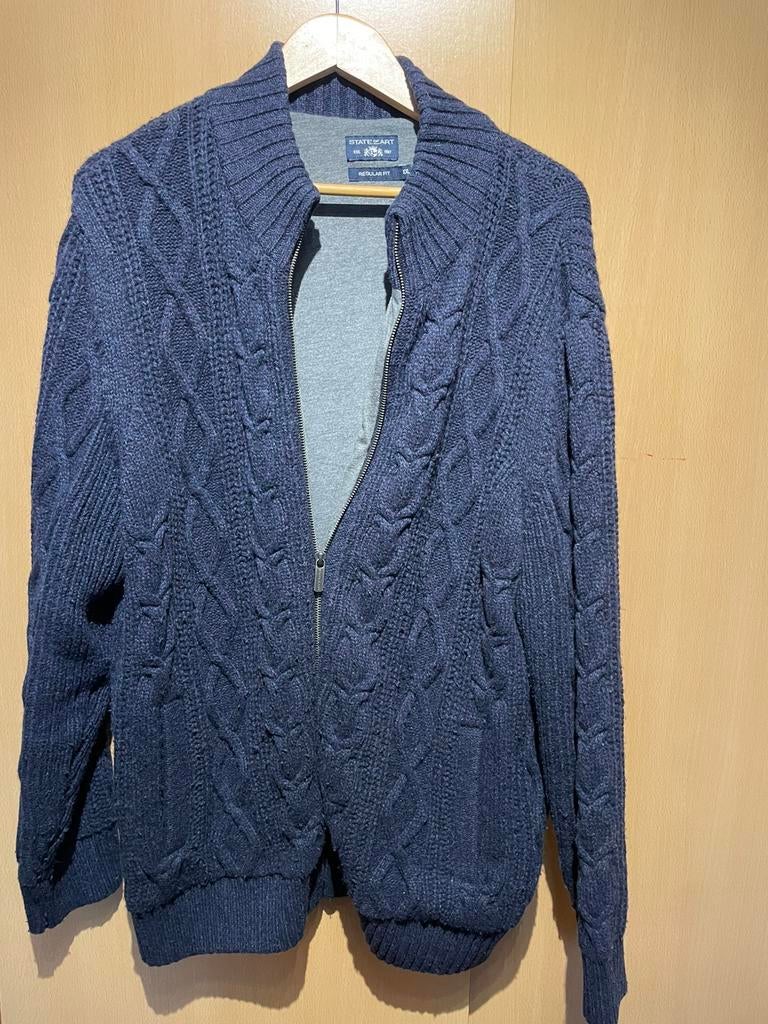 Vest met rits van stateofart maat xxl, Ophalen of Verzenden, Gedragen, Overige maten, Blauw