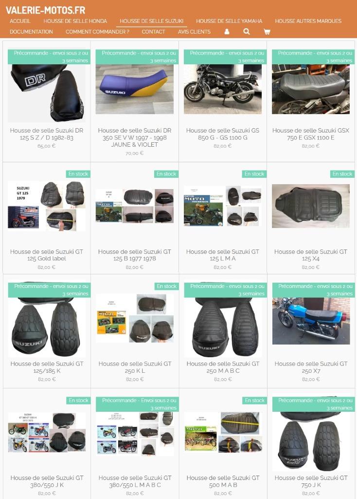 Nieuwe aanpasbare stoelhoes voor SUZUKI, Motoren, Onderdelen | Suzuki, Nieuw, Verzenden