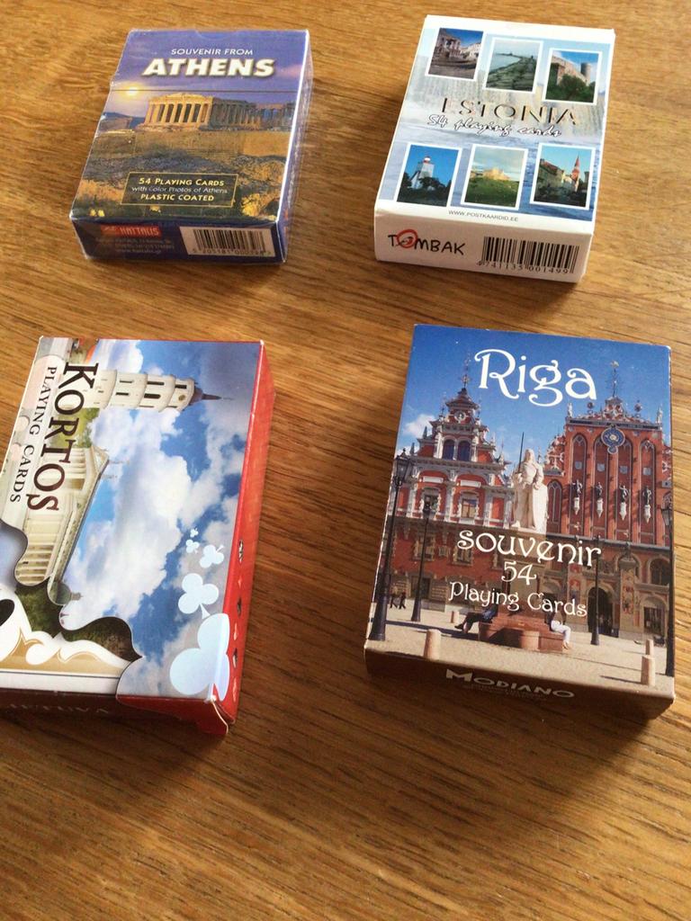 Jeux de cartes avec thèmes touristiques, Ophalen, Nieuw