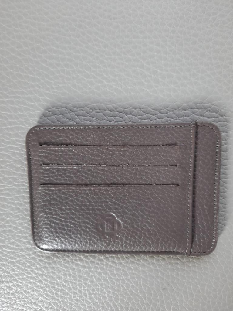 Kaartenhouder,NOBODY,taupe,met middenvak., Overige merken, Gebruikt, Overige kleuren, Ophalen of Verzenden