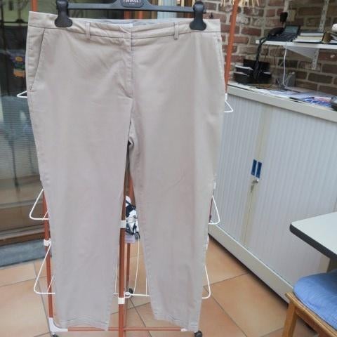 Broek donkerbeige Fabiana Filippi mt 44 (it 48), Kleding | Dames, Beige, Maat 42/44 (L), Ophalen of Verzenden, Zo goed als nieuw