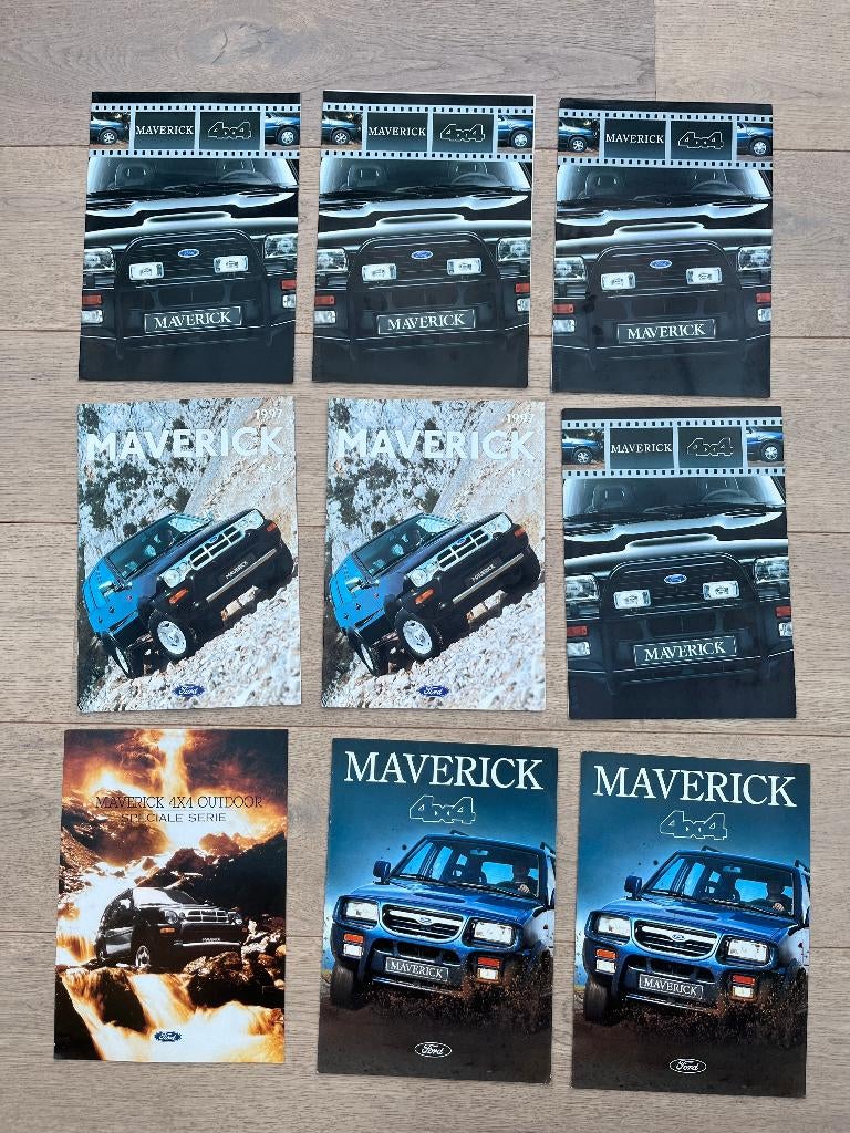 FORD MAVERICK FOLDERS, Ophalen of Verzenden, Ford