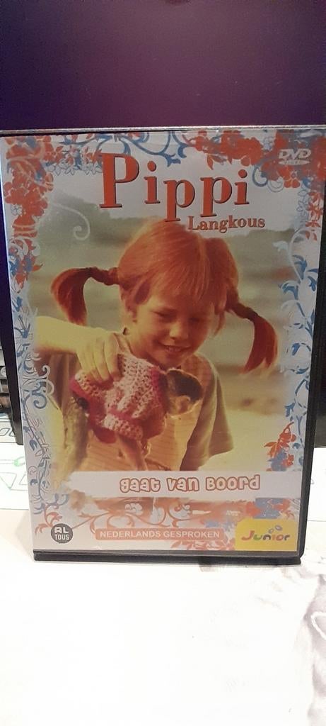 Dvd pippi langkous gaat aan boord, Cd's en Dvd's, Ophalen of Verzenden, Zo goed als nieuw