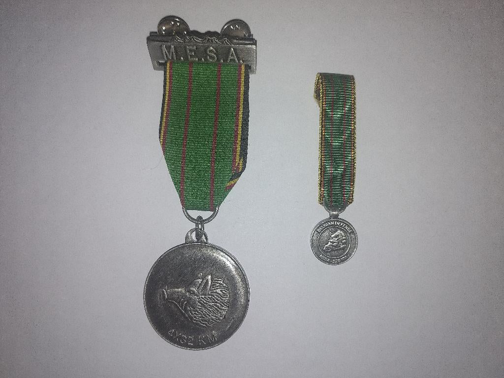 Médaille miniature MESA, Verzenden