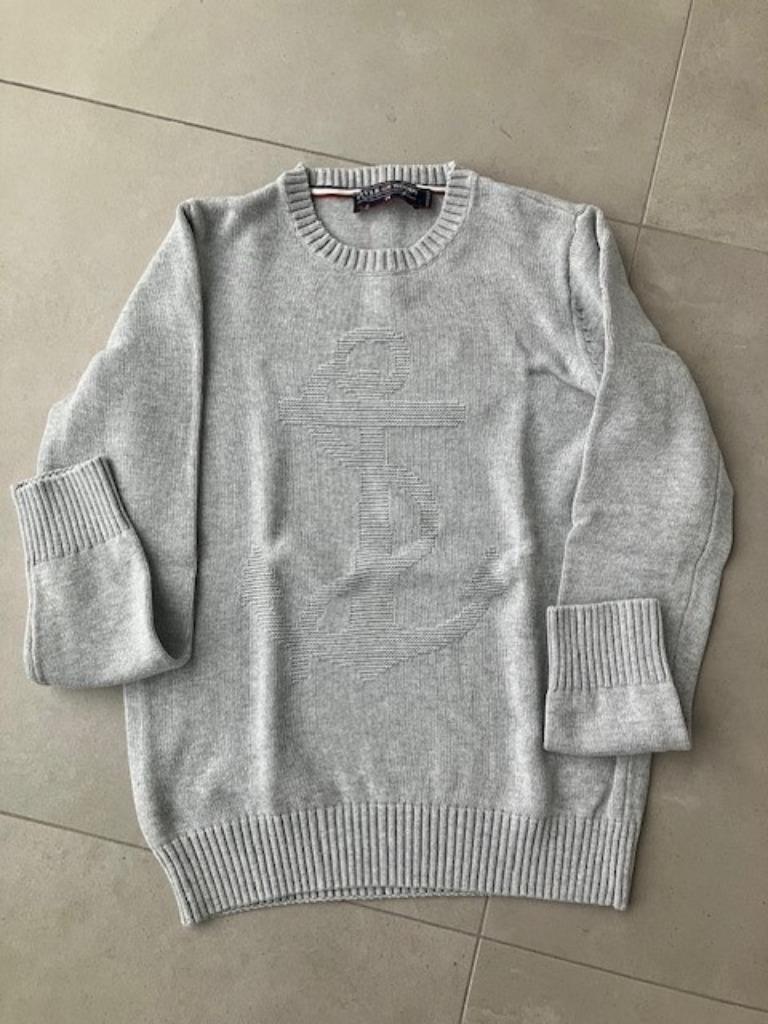 Trui ronde hals katoen - grijs - 14 jaar - jongen, Kinderen en Baby's, Kinderkleding | Maat 164, River Woods, Trui of Vest, Ophalen of Verzenden