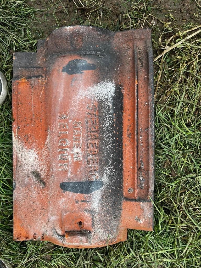 Tuiles galbée anthracite, Enlèvement, Utilisé