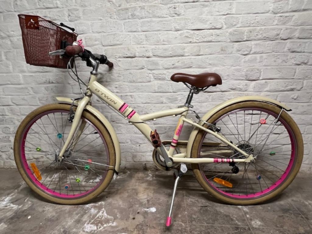 kinderfiets, Fietsen en Brommers, Ophalen, 24 inch, B-Twin, Versnellingen