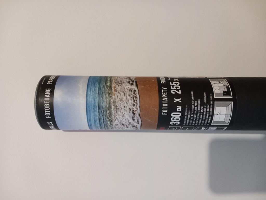 Nieuw! fotobehang zee en strand 360cm x 255cm + lijm, Huis en Inrichting, Ophalen