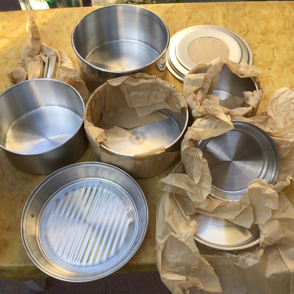 Casseroles pour camping neuf - 11 pièces, Enlèvement ou Envoi, Neuf, Aluminium, Ensemble de casseroles