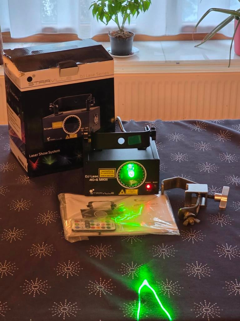 Groene laser klasse 3b, Ophalen of Verzenden, Zo goed als nieuw, Laser