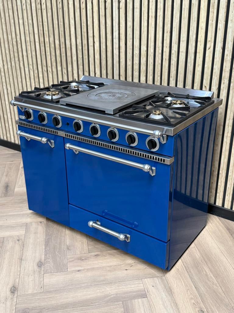 Belle déesse bleu royal 110 cm + four à gaz, Enlèvement ou Envoi, Gril, Gaz