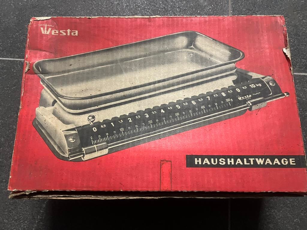 Oude vintage Westa- of Vesta weegschaal van 10 kg, Ophalen of Verzenden, Zo goed als nieuw