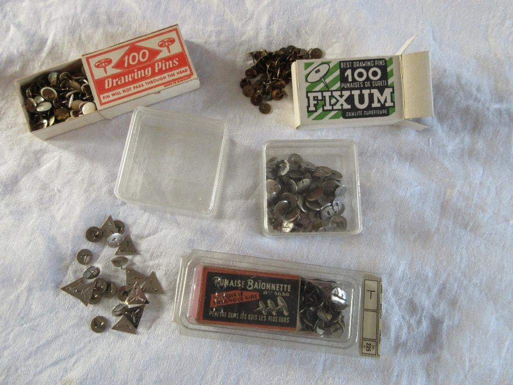 Drawning Pins Punaise Baïonnette pins punaises robustes, Collections, Enlèvement