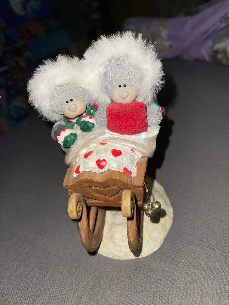 Me tou you kerst slee, Verzamelen, Ophalen of Verzenden, Zo goed als nieuw, Beeldje, Me To You