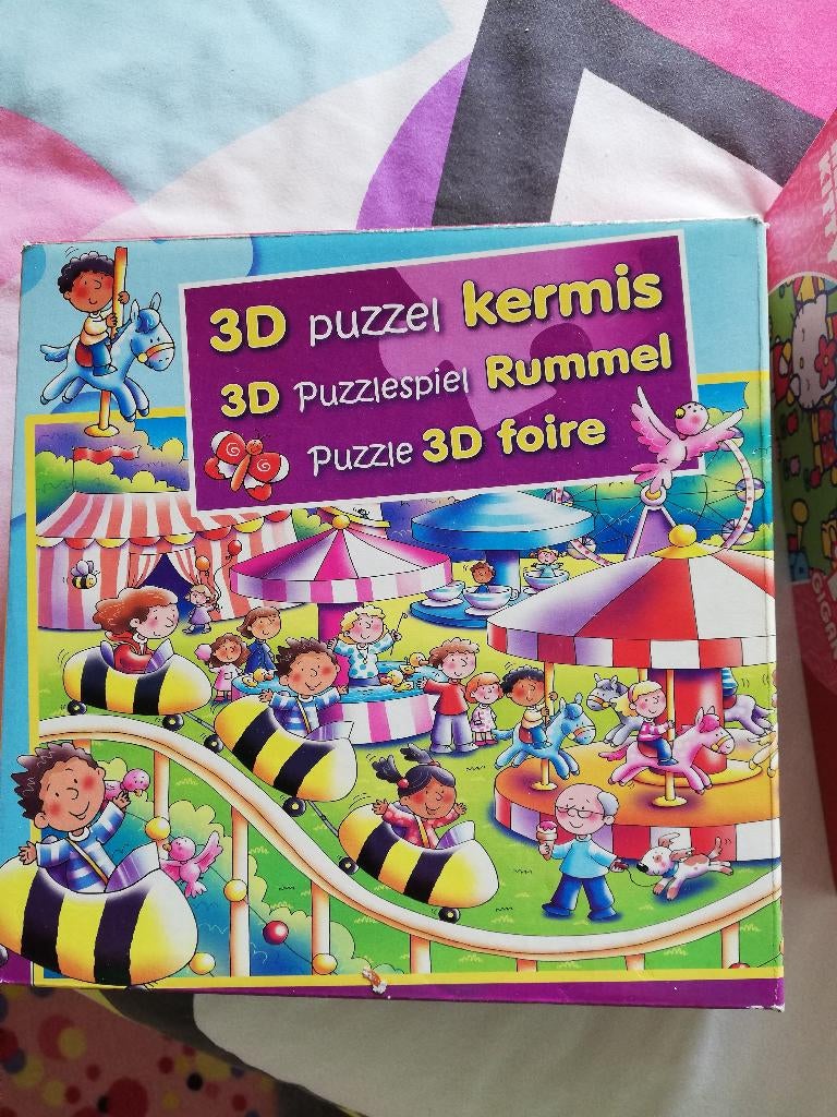 Puzzel kermis, Ophalen of Verzenden, 10 tot 50 stukjes, Zo goed als nieuw, 4 tot 6 jaar