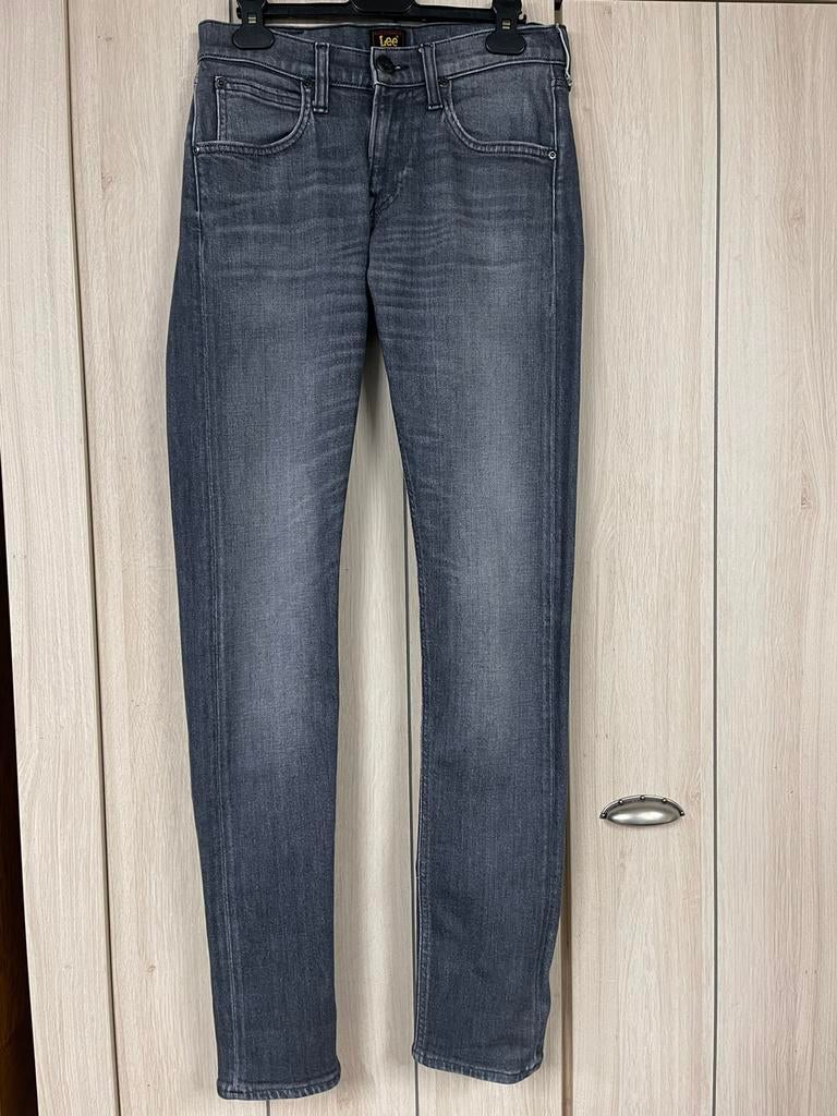 Jean : Lee : W27/L32 : Luke, Enlèvement ou Envoi, Comme neuf, Gris, Lee Cooper