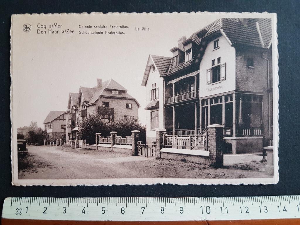 Postkaart De Den Haan a/Zee Coq s/Mer kolonie Fraternitas, Verzamelen, Postkaarten | België, Ophalen of Verzenden, 1940 tot 1960