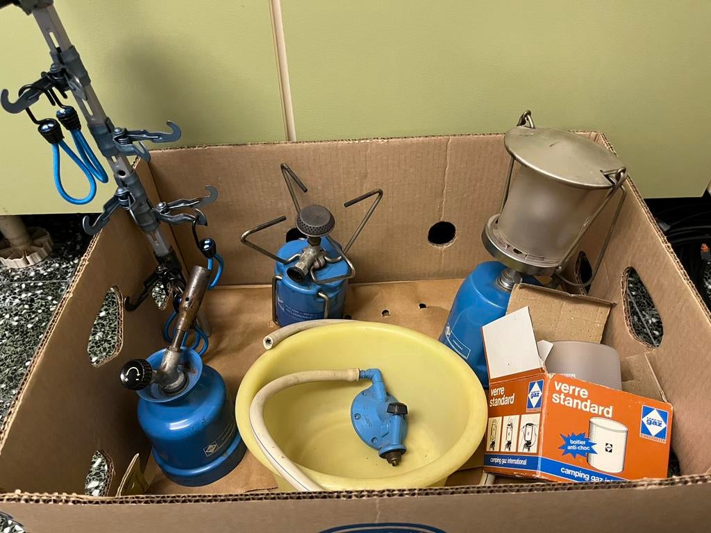 Camping allerlei, Ophalen, Zo goed als nieuw