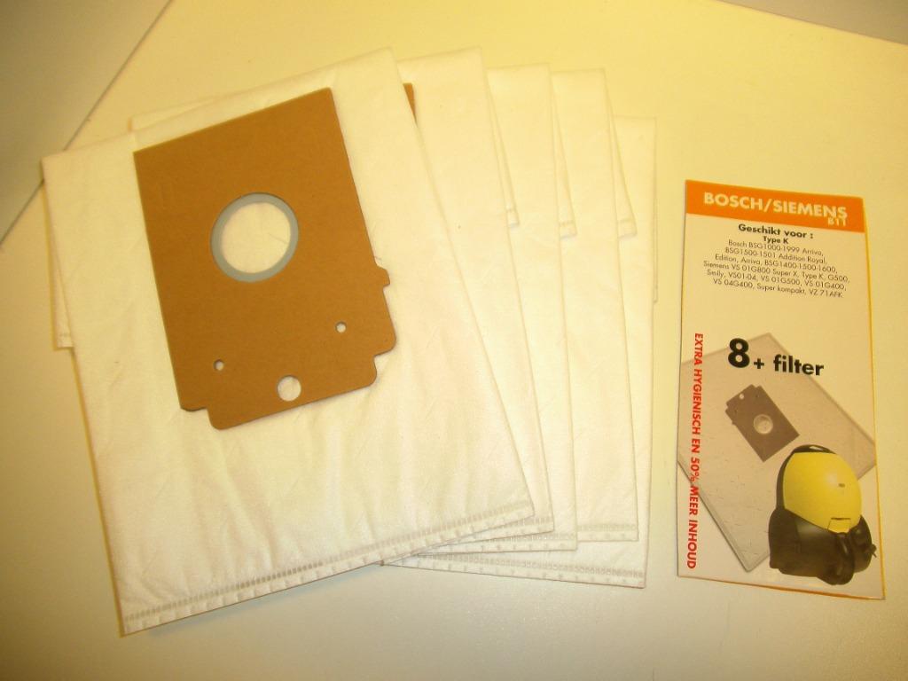 Lot de 5 sacs d'aspirateur Bosch/Siemens (Mat-027), Electroménager, Pièces & Accessoires, Enlèvement ou Envoi, Neuf