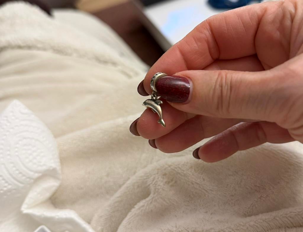 Pandora dolfijn bedeltje, Handtassen en Accessoires, Ophalen of Verzenden, Zo goed als nieuw, Pandora