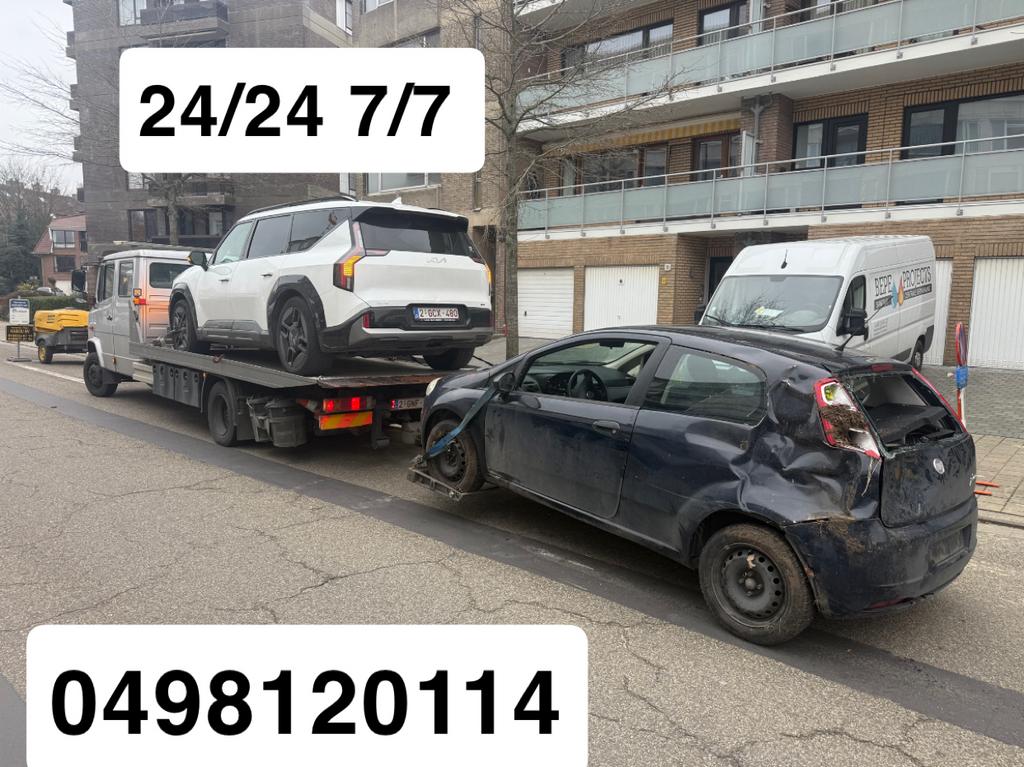 DÉPANNAGE DE REMORQUAGE LE MOINS CHER 0498120114, Service 24h/24, Autres travaux