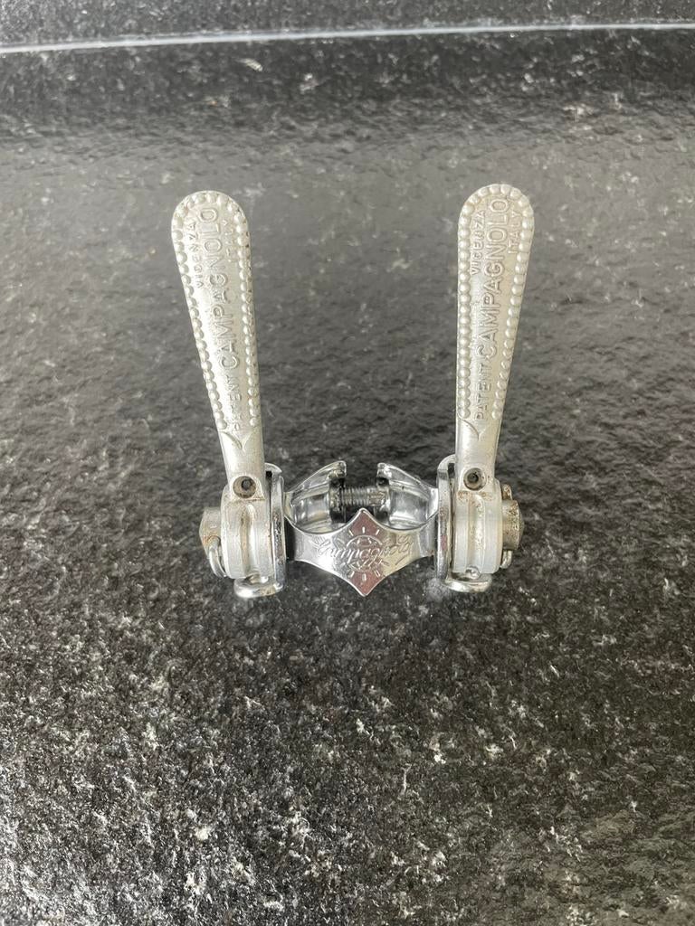 Vintage Campagnolo shifters met klem, Vélos & Vélomoteurs, Enlèvement