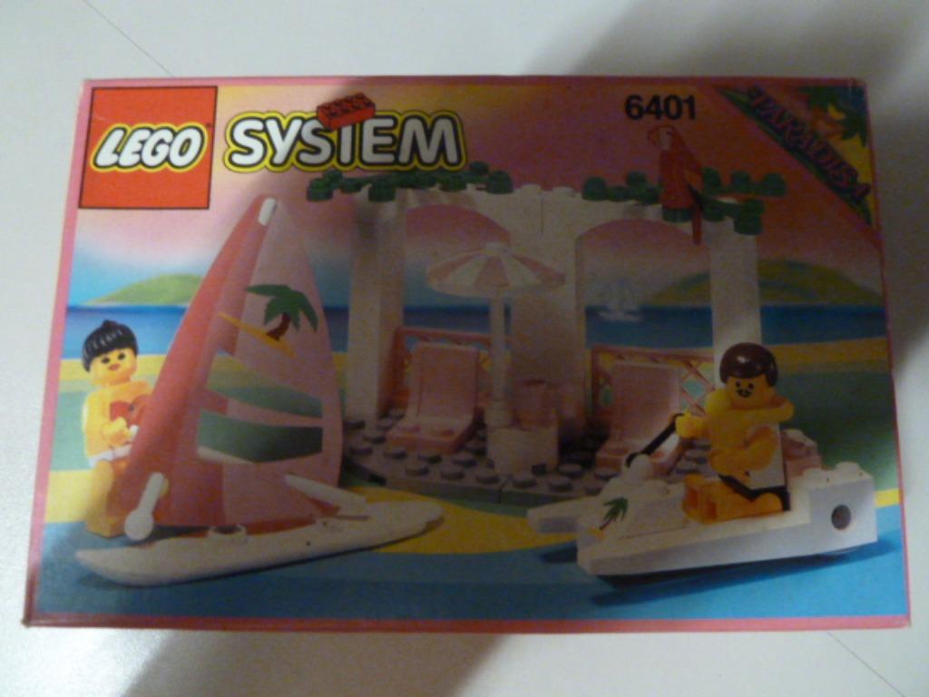 Lego 6401 Paradisa 1992 complete strandhut, Kinderen en Baby's, Speelgoed | Duplo en Lego, Ophalen of Verzenden, Zo goed als nieuw