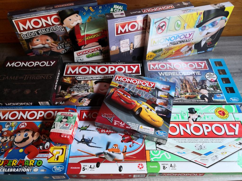 Diverse monopoly spellen uit te kiezen, Enlèvement