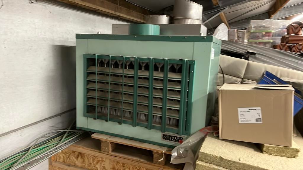 Atelierverwarming op gas, Ophalen, Gebruikt