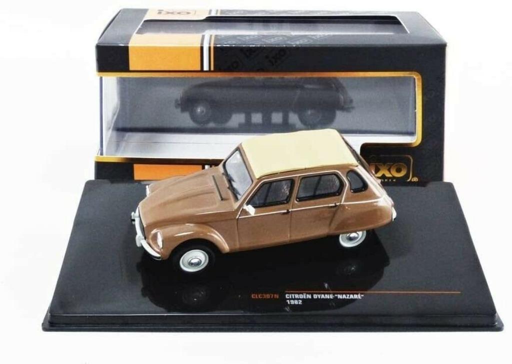 1:43 Ixo CLC307N Citroen 2cv Dyane Nazare bruin, beige 1982, Enlèvement ou Envoi, Neuf, Voiture